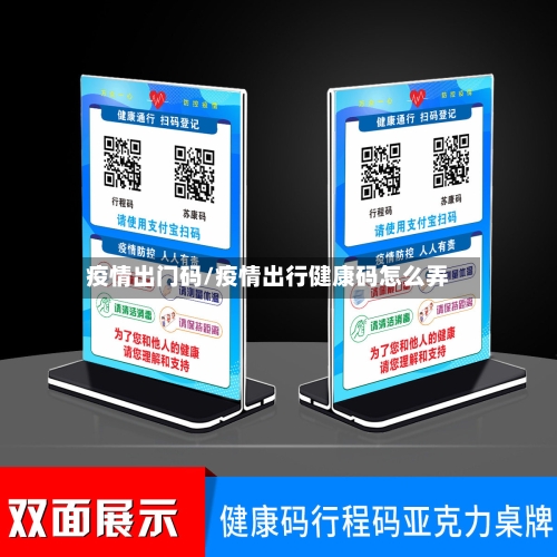 疫情出门码/疫情出行健康码怎么弄