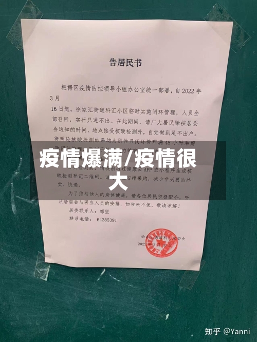 疫情爆满/疫情很大