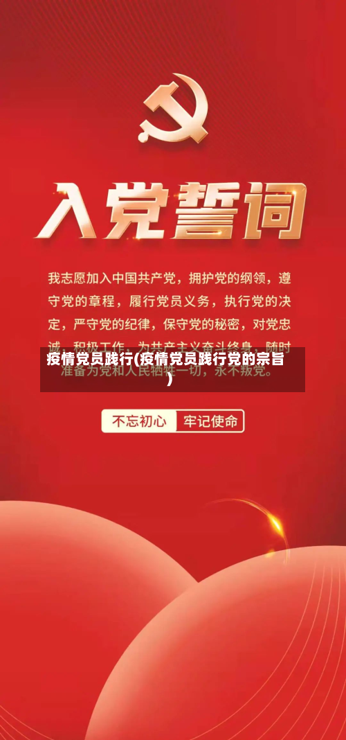 疫情党员践行(疫情党员践行党的宗旨)
