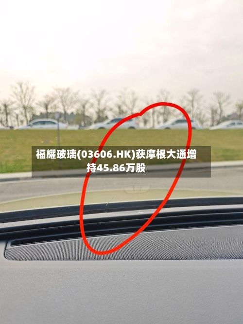 福耀玻璃(03606.HK)获摩根大通增持45.86万股