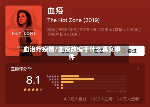 血治疗疫情/血疫改编于什么真实事件