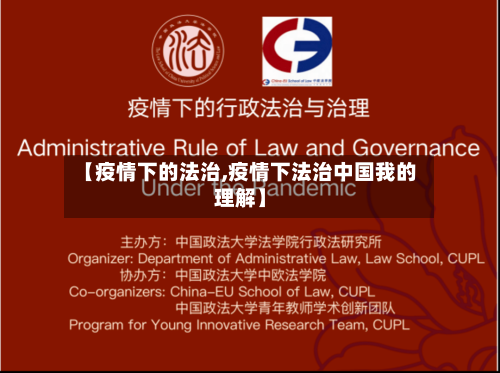 【疫情下的法治,疫情下法治中国我的理解】