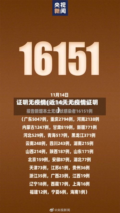 证明无疫情(近14天无疫情证明)
