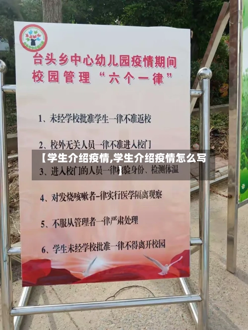 【学生介绍疫情,学生介绍疫情怎么写】