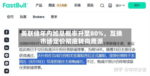 美联储年内加息概率升至80%，互换市场定价彻底转向鹰派