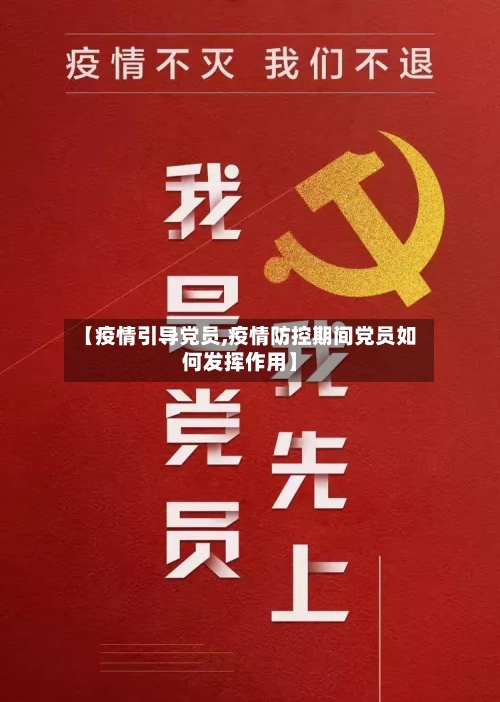 【疫情引导党员,疫情防控期间党员如何发挥作用】