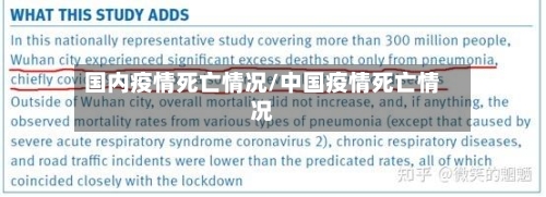 国内疫情死亡情况/中国疫情死亡情况