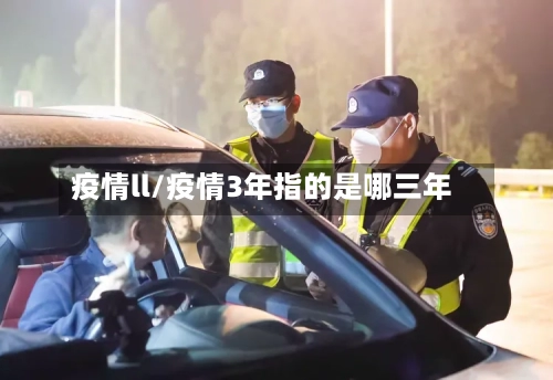 疫情ll/疫情3年指的是哪三年