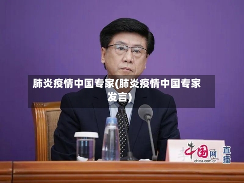 肺炎疫情中国专家(肺炎疫情中国专家发言)
