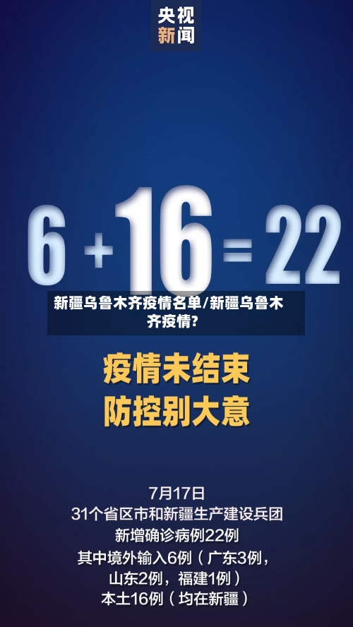 新疆乌鲁木齐疫情名单/新疆乌鲁木齐疫情?