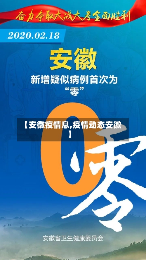 【安徽疫情息,疫情动态安徽】