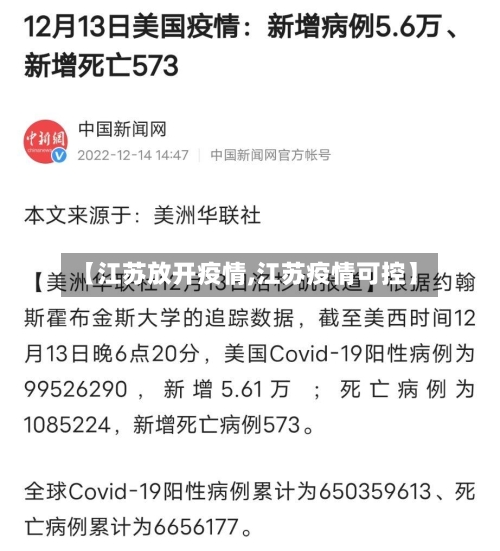 【江苏放开疫情,江苏疫情可控】