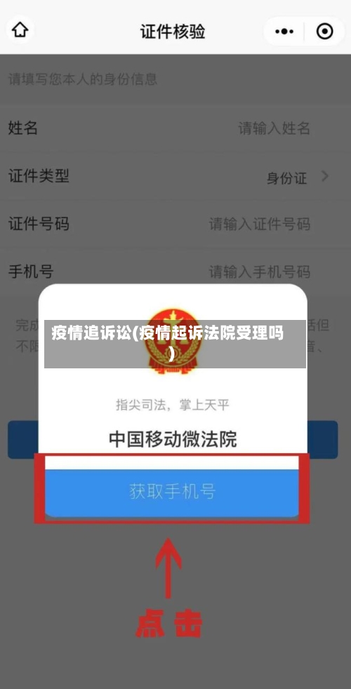 疫情追诉讼(疫情起诉法院受理吗)