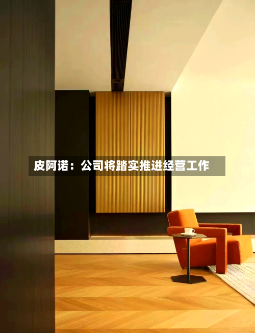 皮阿诺：公司将踏实推进经营工作