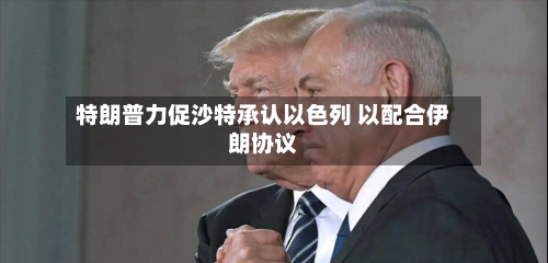 特朗普力促沙特承认以色列 以配合伊朗协议
