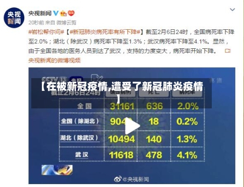 【在被新冠疫情,遭受了新冠肺炎疫情】