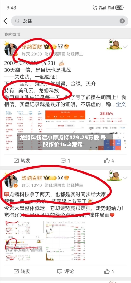 龙蟠科技遭小摩减持129.25万股 每股作价16.2港元