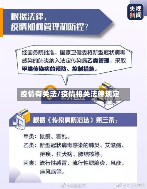 疫情有关法/疫情相关法律规定
