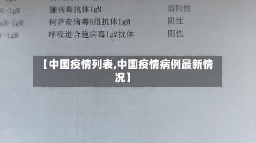 【中国疫情列表,中国疫情病例最新情况】