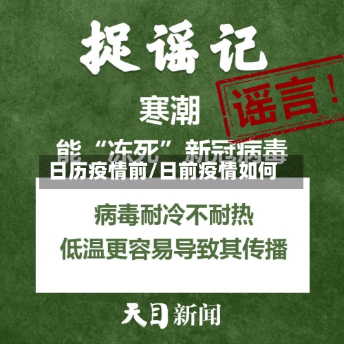 日历疫情前/日前疫情如何