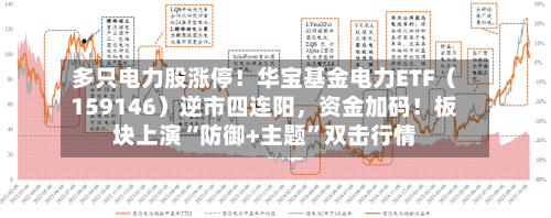 多只电力股涨停！华宝基金电力ETF（159146）逆市四连阳，资金加码！板块上演“防御+主题”双击行情