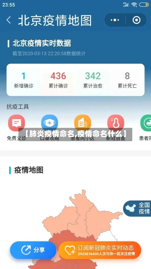 【肺炎疫情命名,疫情命名什么】