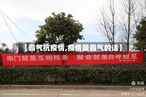 【霸气抗疫情,疫情最霸气的话】