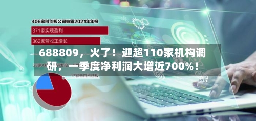 688809，火了！迎超110家机构调研，一季度净利润大增近700%！