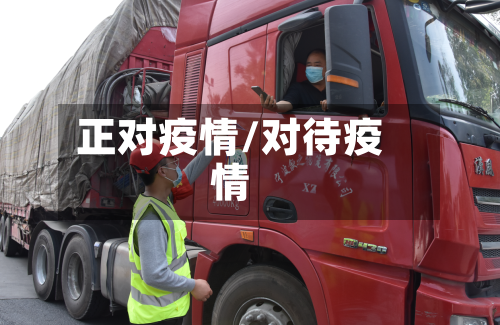 正对疫情/对待疫情