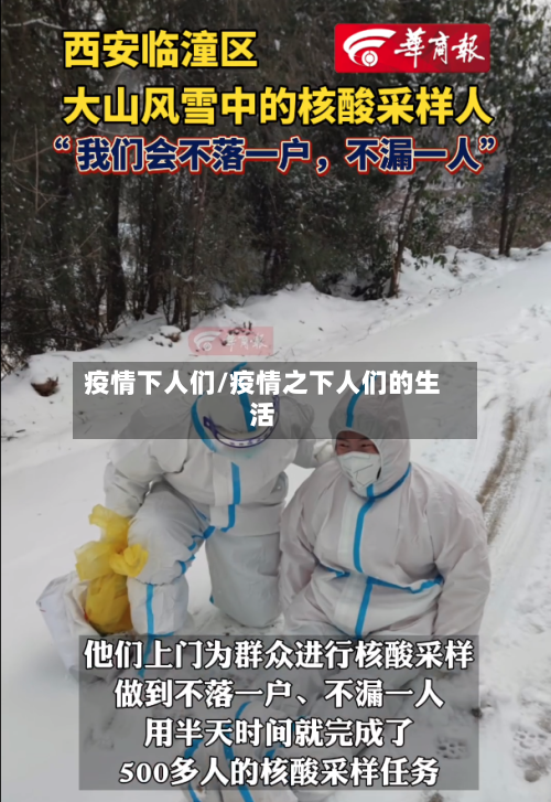 疫情下人们/疫情之下人们的生活