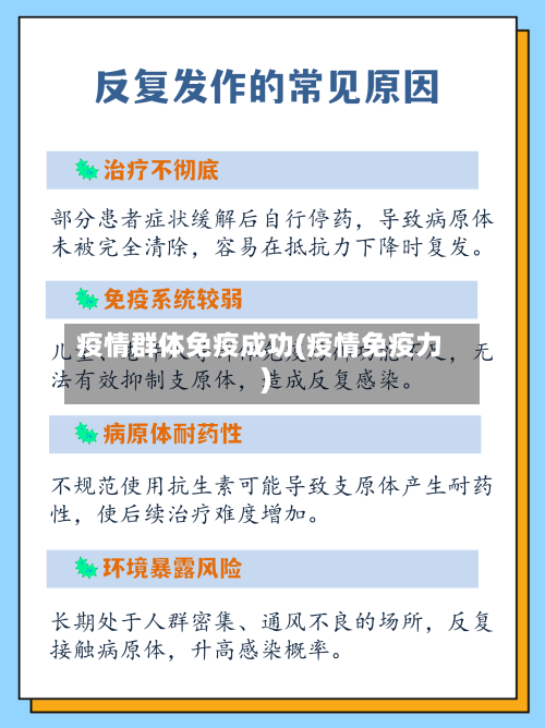 疫情群体免疫成功(疫情免疫力)