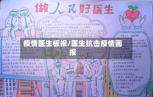疫情医生板报/医生抗击疫情画报