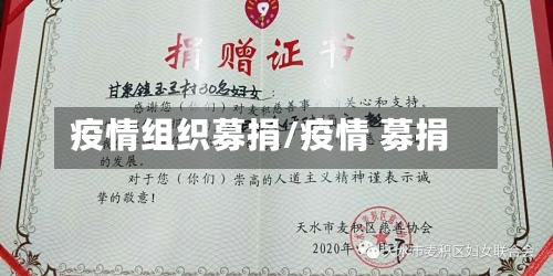 疫情组织募捐/疫情 募捐