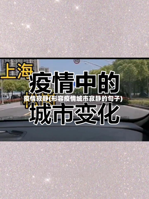 疫情寂静(形容疫情城市寂静的句子)
