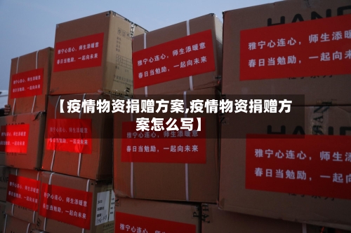 【疫情物资捐赠方案,疫情物资捐赠方案怎么写】