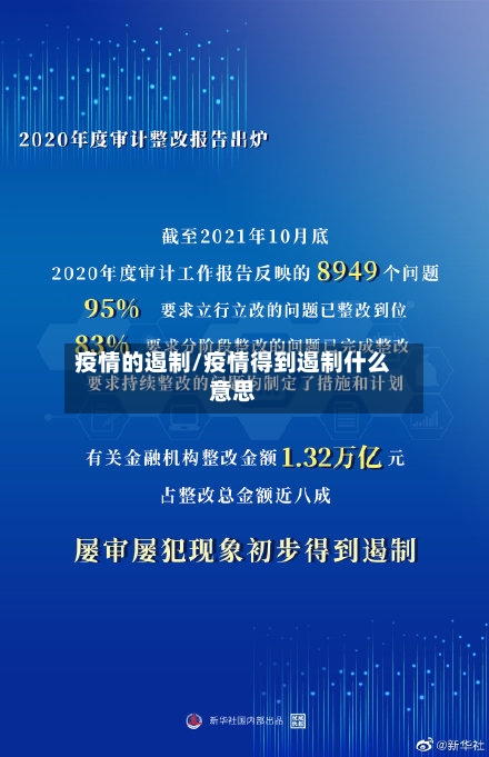 疫情的遏制/疫情得到遏制什么意思