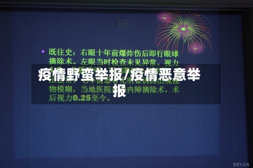 疫情野蛮举报/疫情恶意举报