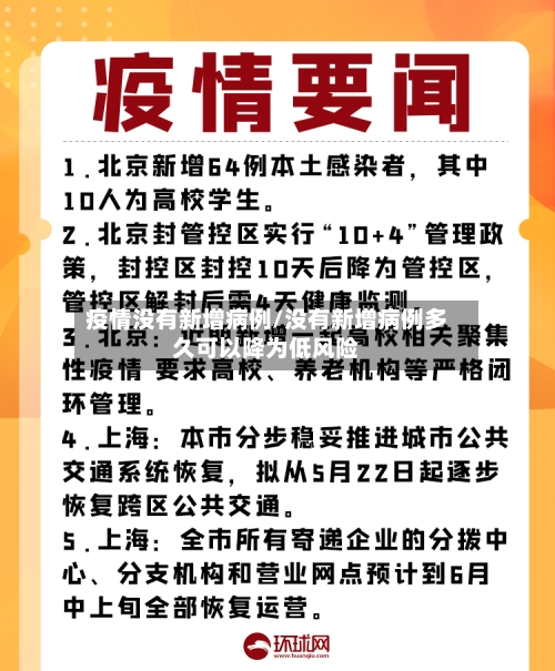 疫情没有新增病例/没有新增病例多久可以降为低风险