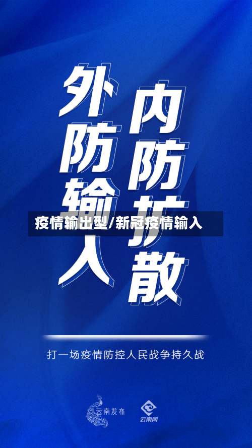 疫情输出型/新冠疫情输入