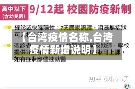 【台湾疫情名称,台湾疫情新增说明】