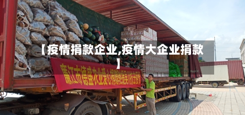 【疫情捐款企业,疫情大企业捐款】
