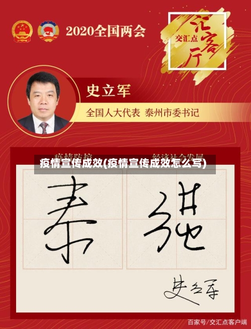 疫情宣传成效(疫情宣传成效怎么写)