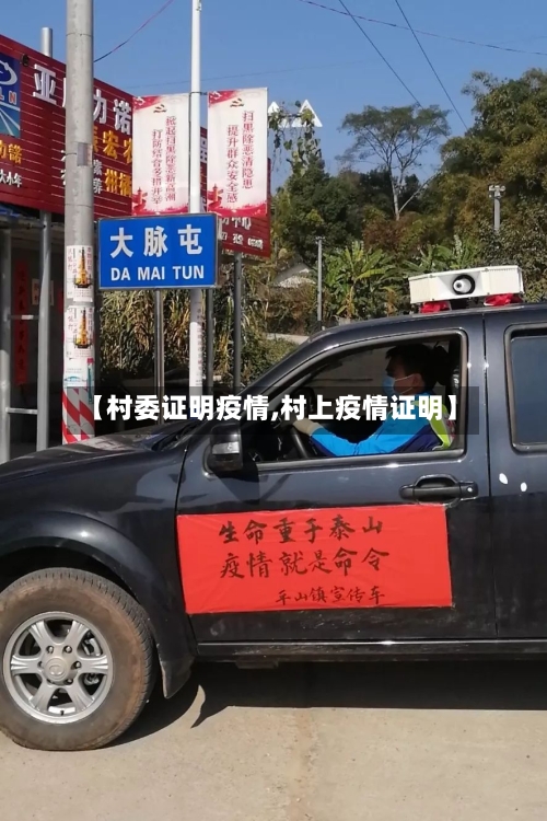 【村委证明疫情,村上疫情证明】