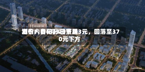 酒价内参6月9日费用发布：青花汾20下跌3元，回落至370元下方