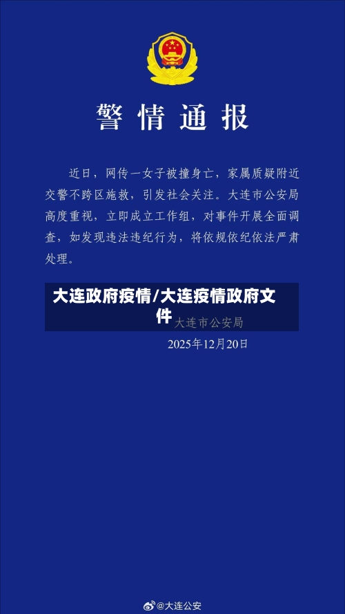 大连政府疫情/大连疫情政府文件