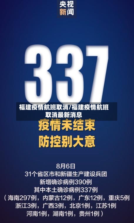 福建疫情航班取消/福建疫情航班取消最新消息