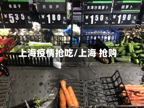 上海疫情抢吃/上海 抢购