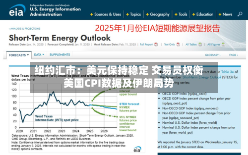 纽约汇市：美元保持稳定 交易员权衡美国CPI数据及伊朗局势