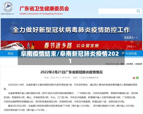 阜南疫情结束/阜南新冠肺炎疫情2021