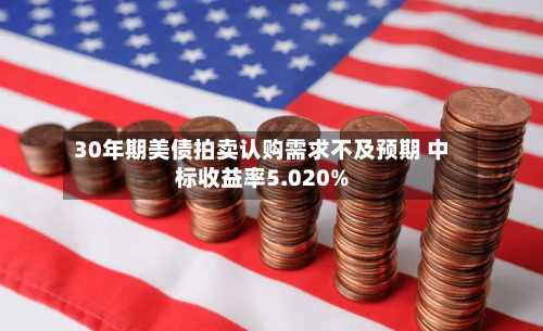30年期美债拍卖认购需求不及预期 中标收益率5.020%